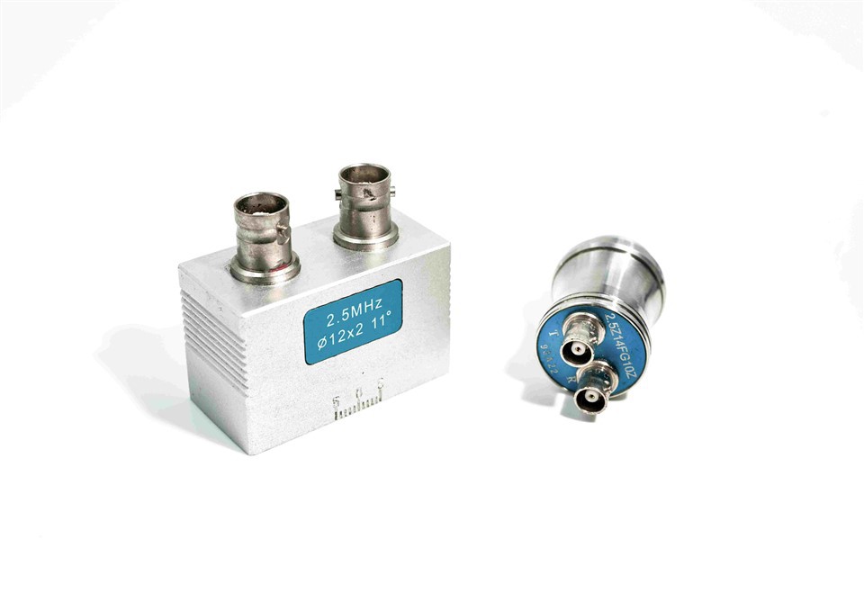 Dual Crystal Ultrasonic Straight Probe